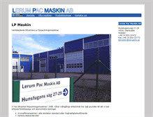 Tablet Screenshot of lpmaskin.se